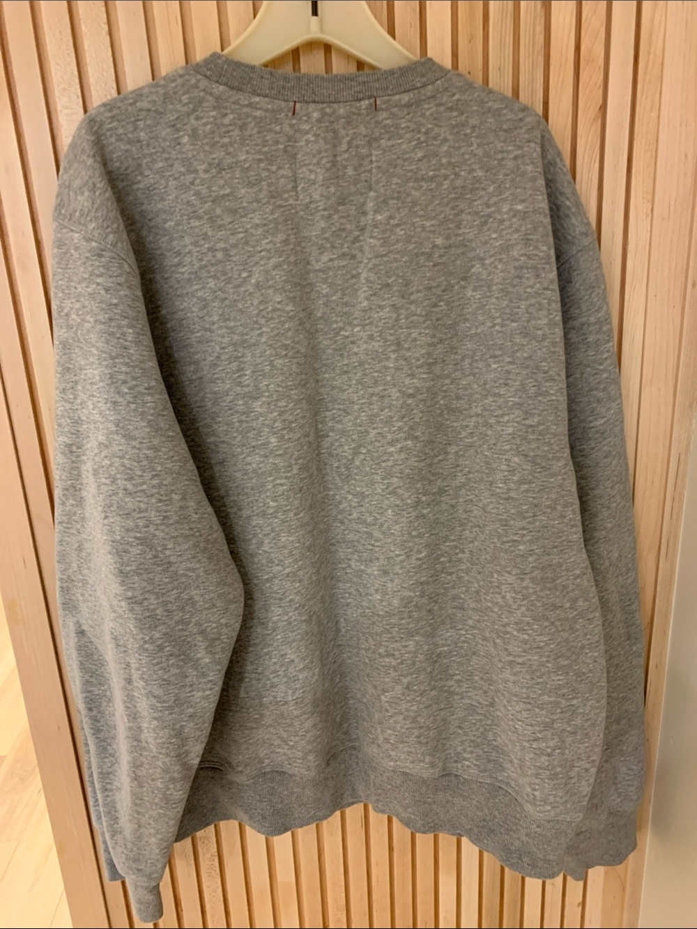 UGG Men's Light Heather Gray Crewneck Sweatshirt - Picture 4 of 6